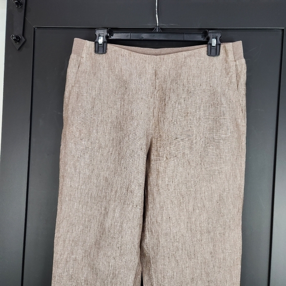 J. Jill Love Linen Pull Up Pants Size Small - Picture 2 of 7